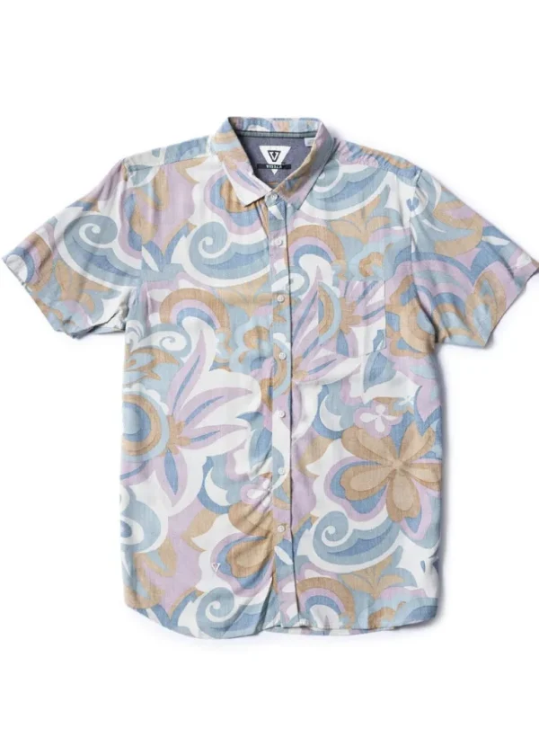 Flash Sale Vissla Mellow Eco Short Sleeve Shirt Dusty Rose