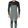 Outlet Vissla Natural Seas 3-2 Full Chest Zip Wetsuit Coal
