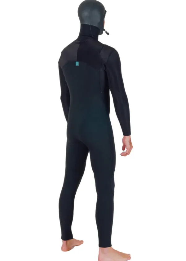 Store Vissla New Seas 4-3 Hooded U-Zip Wetsuit Black