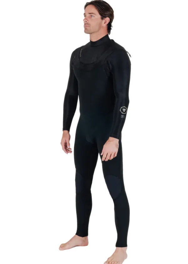 Cheap Vissla New Seas 4-3 U - Zip Wetsuit Black 2