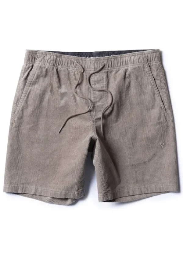 Shop Vissla No See Ums Cord Eco 17" Elastic Walkshort DRIFTWOOD