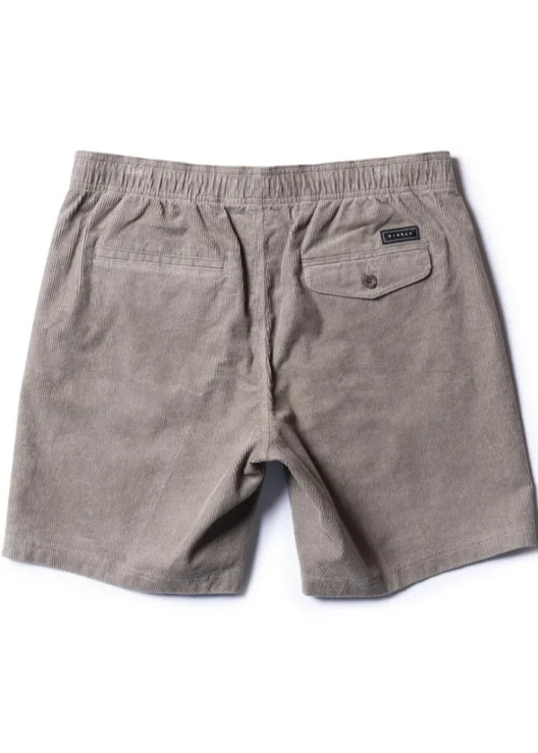 Shop Vissla No See Ums Cord Eco 17" Elastic Walkshort DRIFTWOOD