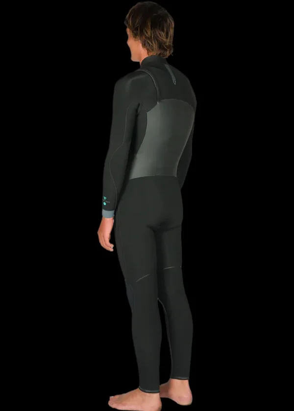 Shop Vissla North Seas 3-2 Full Chest Zip Wetsuit Black