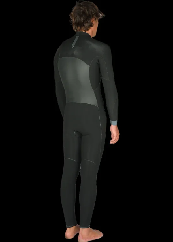 Shop Vissla North Seas 3-2 Full Chest Zip Wetsuit Black