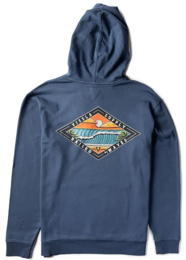 New Vissla Offshore Eco Po Hoodie Naval