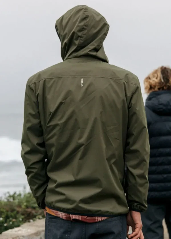 Flash Sale Vissla Offshore Eco Windbreaker Dark Olive