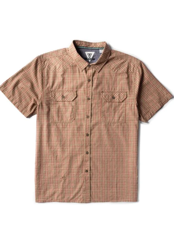 Best Vissla Ollie Eco Boys Short Sleeve Shirt Kangaroo