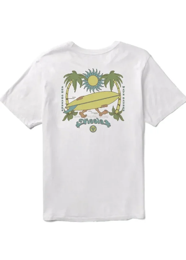 Store Vissla Out There Boys Tee White