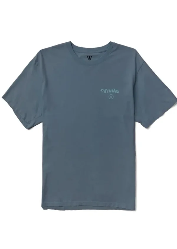 New Vissla Out There Boys Tee Light Navy