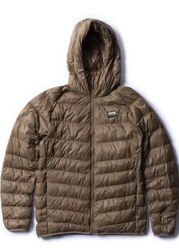 New Vissla Pacific Packable Eco Puff Jacket Brown