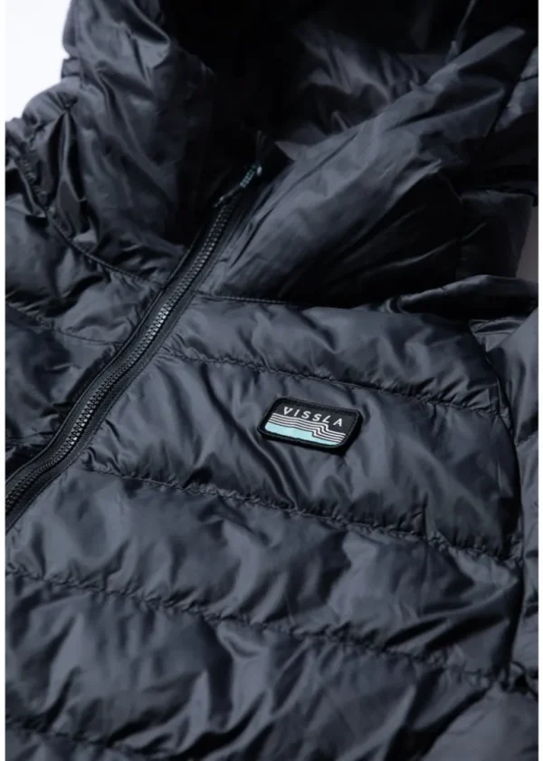 Fashion Vissla Pacific Packable Eco Puff Jacket Black