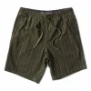 Best Sale Vissla Rails Cord 18" Elastic Walkshort Dark Olive