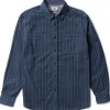 Best Vissla Rails Cord Long Sleeve Shirt Midnight