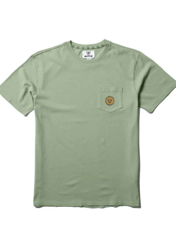 Best Vissla Riviera Short Sleeve Pocket Tee Sage