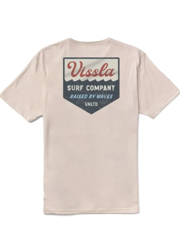 Best Sale Vissla Sea Shield Organic Tee Bone