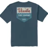 Sale Vissla Sea Shields Boys Tee Navy Heather