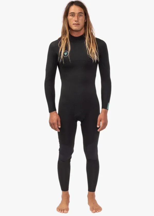 Best Vissla 7 Seas 4-3 Full Back Zip Wetsuit Black