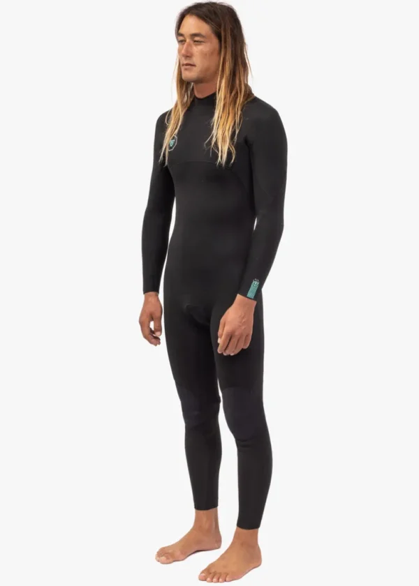 Best Vissla 7 Seas 4-3 Full Back Zip Wetsuit Black