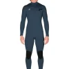 Shop Vissla 7 Seas 3-2 Full Chest Zip Wetsuit Dark Slate