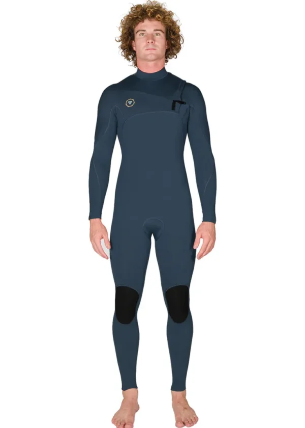 Shop Vissla 7 Seas 3-2 Full Chest Zip Wetsuit Dark Slate