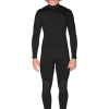 New Vissla 7 Seas 3-2 Full Chest Zip Wetsuit - Tonal Logos Stealth