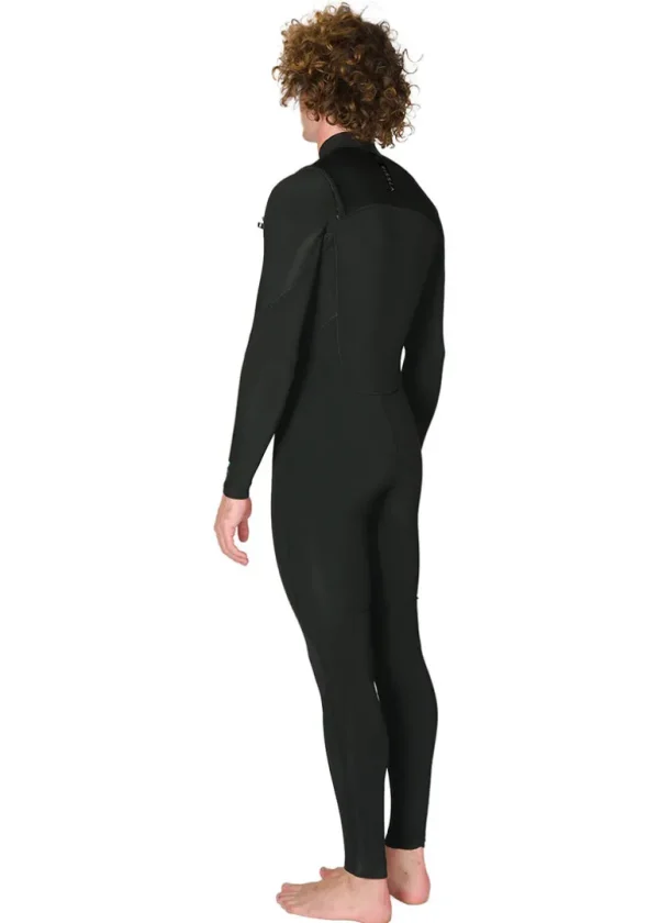 New Vissla 7 Seas 3-2 Full Chest Zip Wetsuit - Tonal Logos Stealth