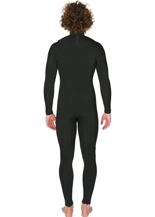 New Vissla 7 Seas 3-2 Full Chest Zip Wetsuit - Tonal Logos Stealth