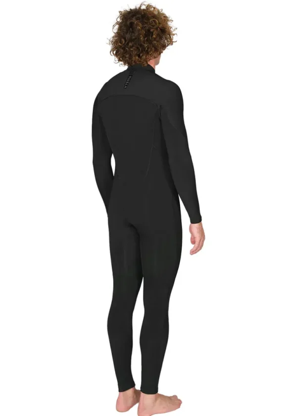 New Vissla 7 Seas 3-2 Full Chest Zip Wetsuit - Tonal Logos Stealth