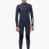 Discount Vissla 7 Seas Boys 4-3 Full Chest Zip Wetsuit Dark Slate