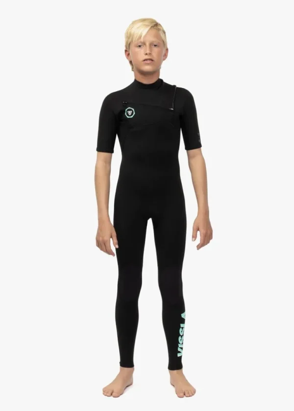 Cheap Vissla 7 Seas Boys 2-2 Ss Full Wetsuit Black