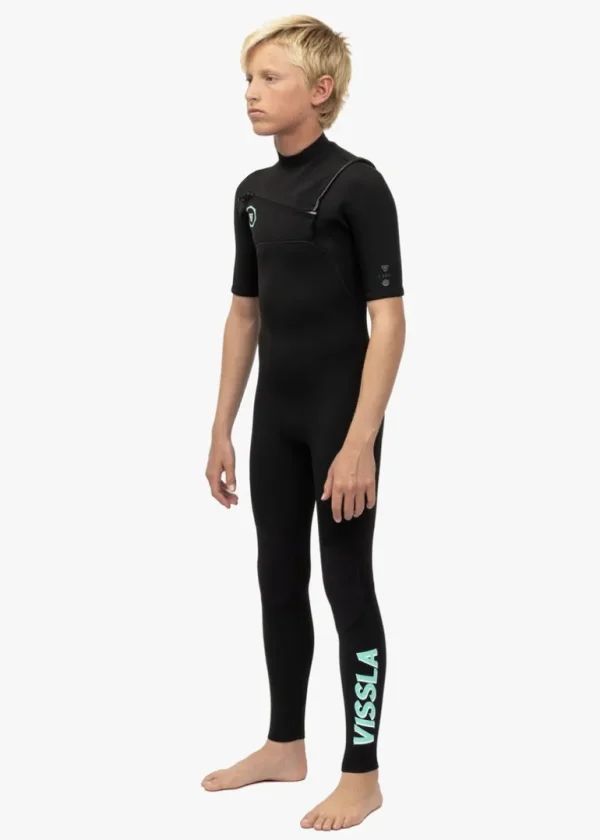 Cheap Vissla 7 Seas Boys 2-2 Ss Full Wetsuit Black