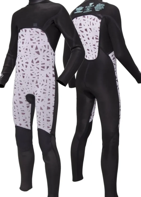 Cheap Vissla 7 Seas Boys Raditude 3-2 Full Chest Zip Wetsuit Army
