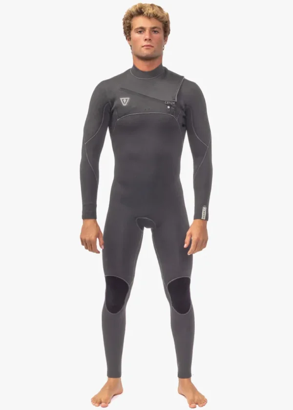 Store Vissla 7 Seas Comp 3-2 Full Chest Zip Wetsuit Graphite