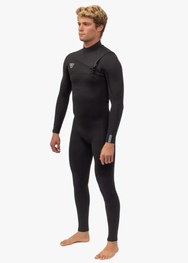 Flash Sale Vissla 7 Seas Comp 2-2 Full Chest Zip Wetsuit Black 2