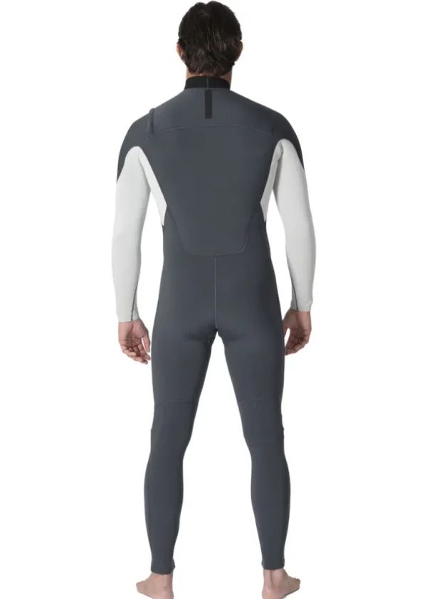 New Vissla 7 Seas Comp 3-2 Full Chest Zip Wetsuit Coal