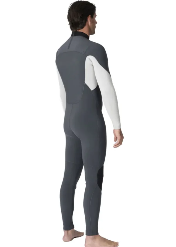 New Vissla 7 Seas Comp 3-2 Full Chest Zip Wetsuit Coal