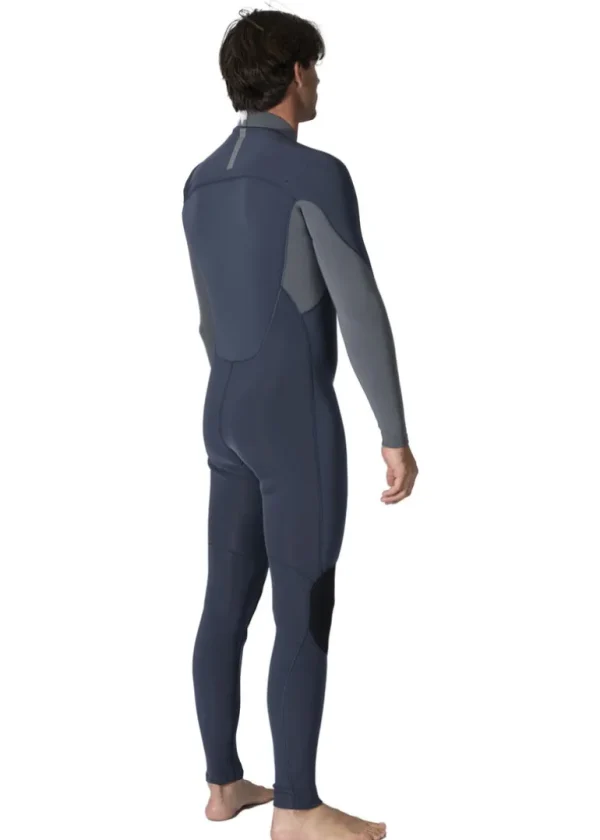 Fashion Vissla 7 Seas Comp 4-3 Full Chest Zip Wetsuit Slate