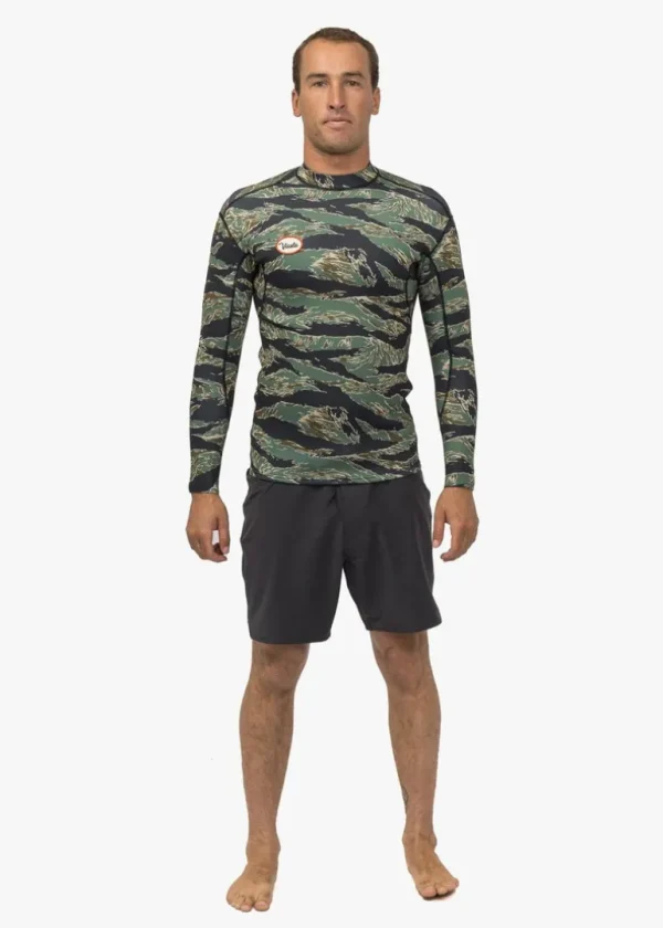 Hot Vissla 7 Seas 1mm Long Sleeve Wetsuit Jacket Camo