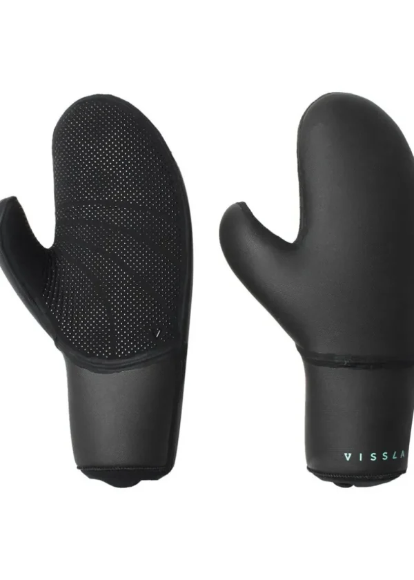 Discount Vissla 7 Seas 7MM Mitten Wetsuit Glove Black