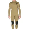 Discount Vissla 7 Seas Raditude 3-2 Full Chest Zip Wetsuit Dark Khaki