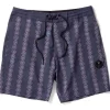 Hot Vissla Solar Spirals 17.5" Boardshort Dark Naval