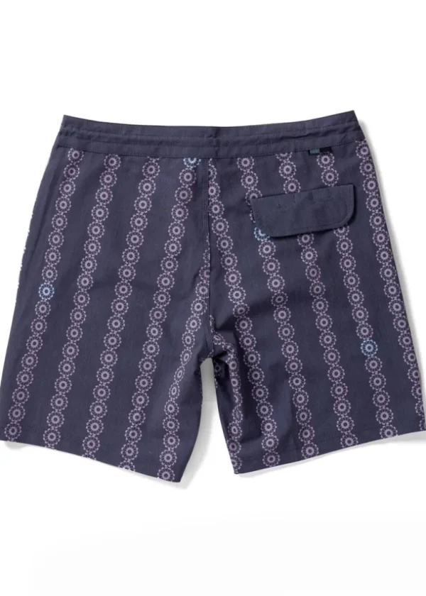 Hot Vissla Solar Spirals 17.5" Boardshort Dark Naval