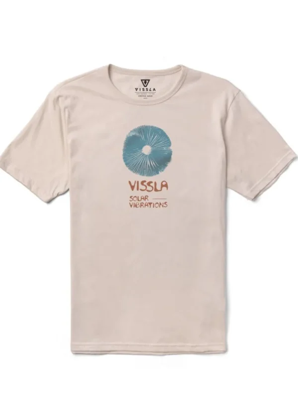 Best Sale Vissla Solar Urchins Organic Tee Bone