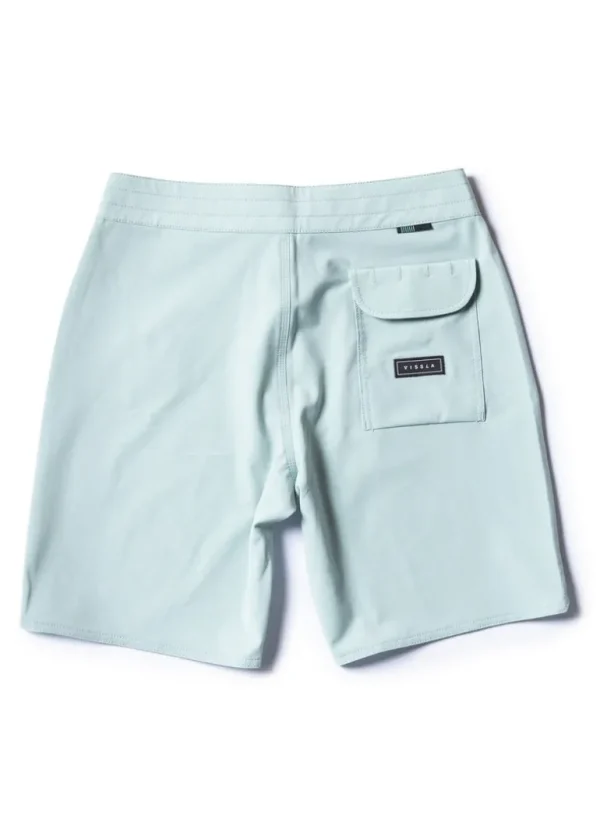 Cheap Vissla Solid Sets 17" Boys Boardshort Dusty Aqua