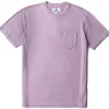 Hot Vissla Solid Sets Cosmic Wash Short Sleeve Pocket Tee PLUM