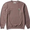 Online Vissla Solid Sets Eco Boys Crew DRIFTWOOD