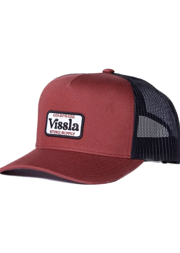 Store Vissla Solid Sets Eco Trucker Hat Fired Brick