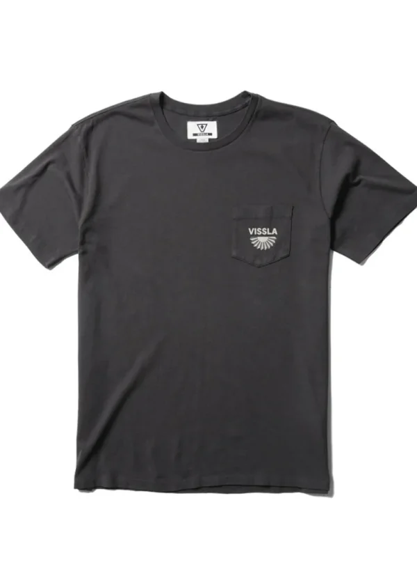 Hot Vissla Stoke Supply Short Sleeve Pocket Tee Phantom