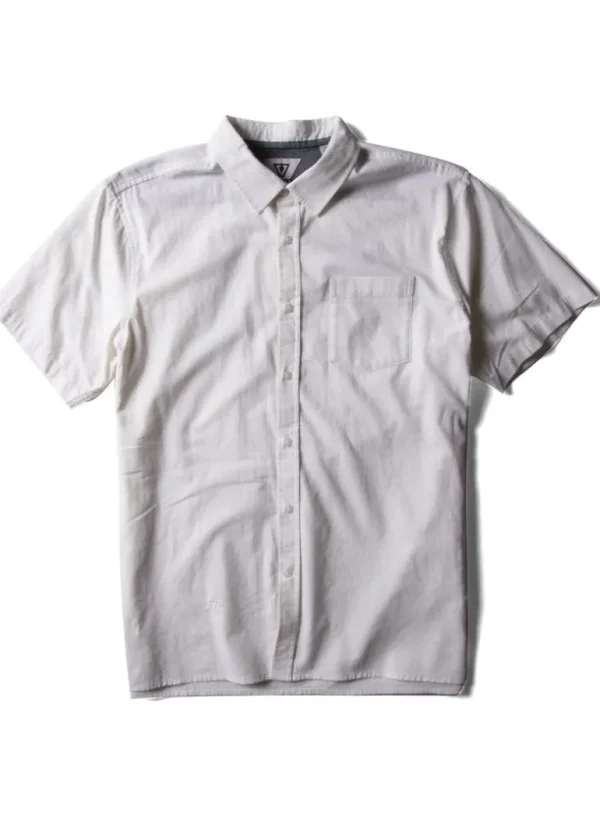 Best Sale Vissla The Box Eco Short Sleeve Shirt Vintage White