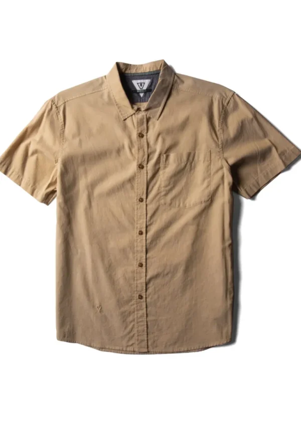 Clearance Vissla The Box Eco Short Sleeve Shirt Golden Hour